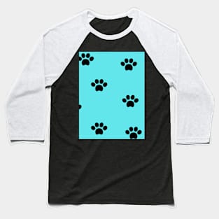 Paw pattern Baseball T-Shirt